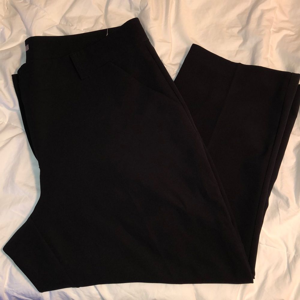 Maurices black dress crop pants